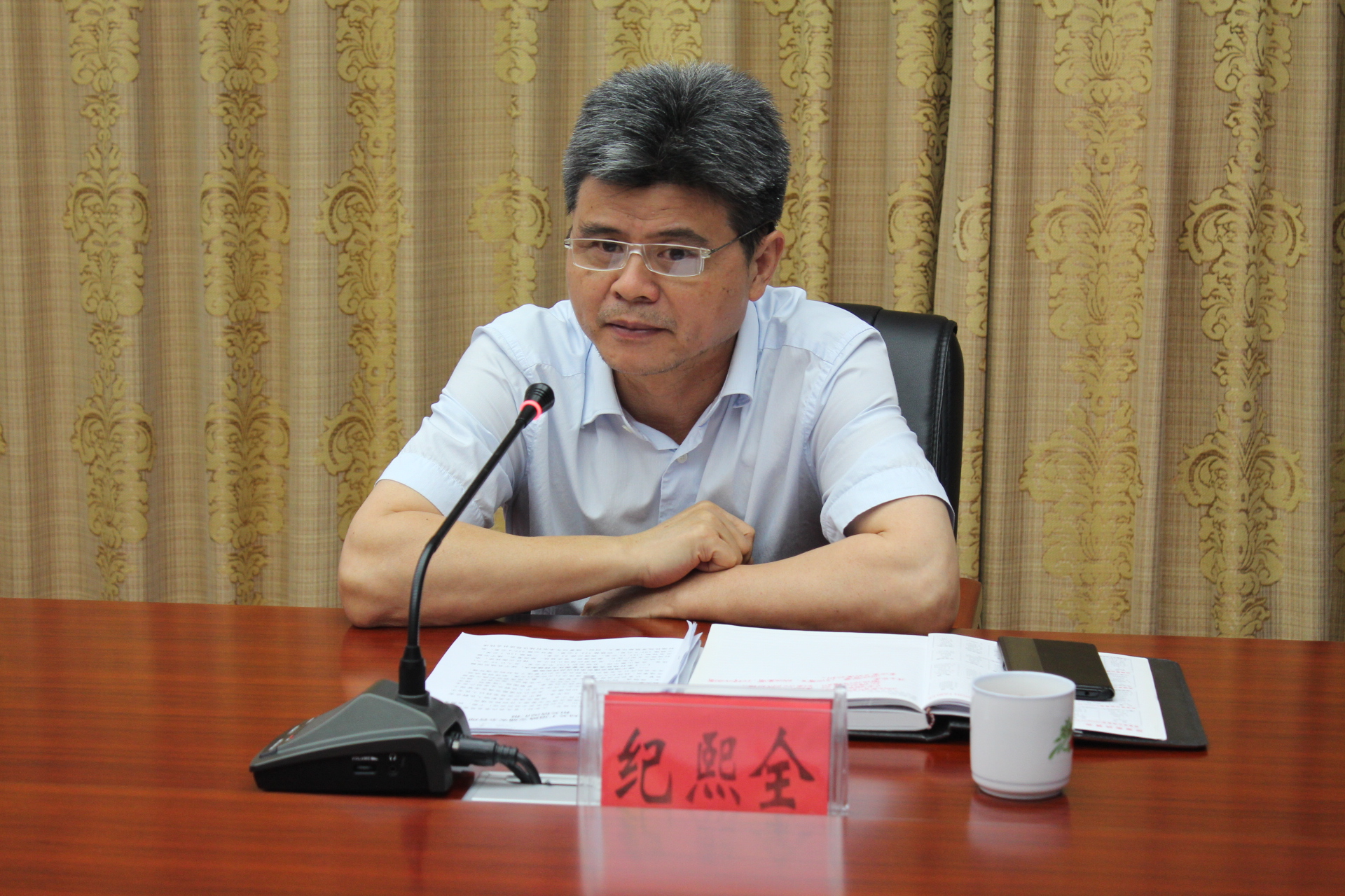 市委常委,政法委书记纪熙全到建宁调研交通管理工作